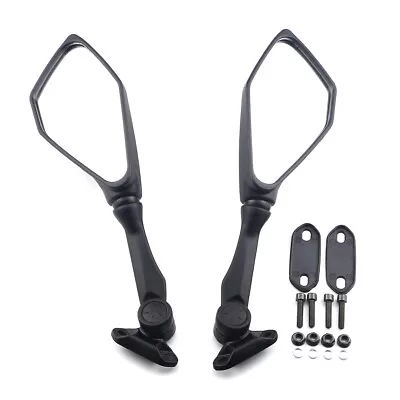 $28.85 • Buy Motorcycle Rearview Mirrors For Kawasaki Ninja ZX6R ZX636 2011-2018 Black