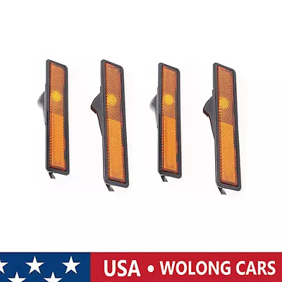 4PCS Bumper Side Marker Light Lamp For BMW E30 3 Series 63141377849 63141377850 • $26.69