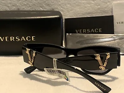 Authentic Versace VE4383 Black/Grey Polarised Lenses /New With Defects • $245