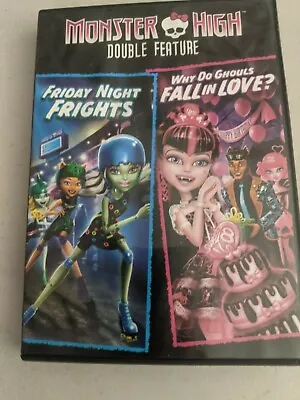 Shelf178 DVD~ MONSTER HIGH DOUBLE FEATURE FRIDAY NIGHT FRIGHTS WHY DO GHOULS  • $8.70
