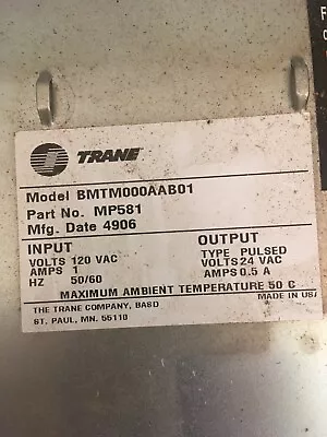 Trane Tracer Summit BMTM000AAB01 MP581 Boards Only 5000949  64002334 • $200