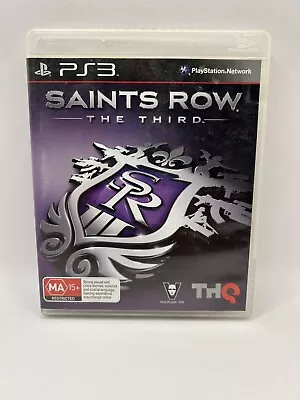 Saints Row The Third - PS3 PlayStation 3 - Includes Manual - Free AUS Postage • $6.99