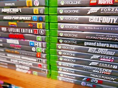 XBOX ONE GAMES BULK BUNDLE - YOU CHOOSE - AFL 2 COD Project Cars 3 MK Etc • $16.99