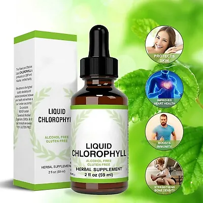 £8.30 • Buy 59ML Chlorophyll All-Natural Extract Liquid Drops Water Soluble Mint Flavour HOT