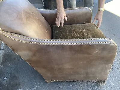 Vintage Leather Club Chair - Good Condition With Marks • $2000