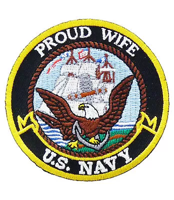 U.S. Navy Proud Wife Patch Military Patches • $3.99