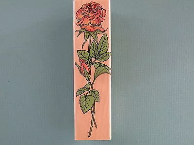 Traditional Stemmed Roses HERO ARTS Rubber Stamp Floral Flower Garden • $11.99