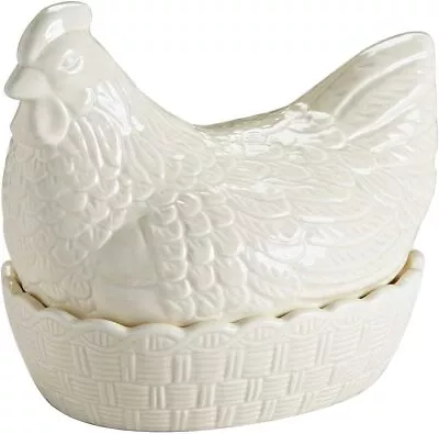 Cream Hen Nest Egg Storage • £34.89