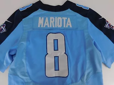 Nike NFL OnField Tennessee Titans Marcus Mariota Authentic Football Jersey 40 M • $25.99