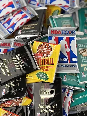 Bulk LOT Of 60 Unopened Old Vintage NBA Basketball Cards In Sealed Packs JORDAN! • $19.50