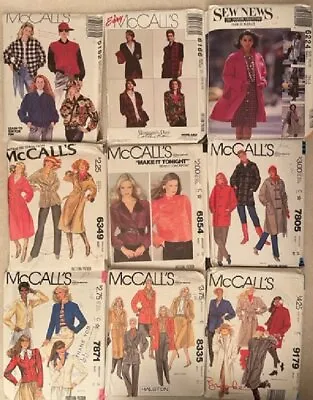 BuyerChoice: COATS/Jacket/Pants/Skirt/Top $7.95-11.95 UNCUT McCALLS V • $11.95
