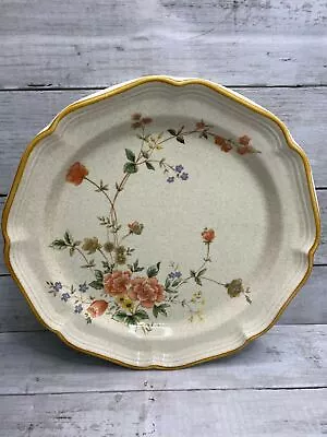 Mikasa Garden Club Silk Bouquet EC463 Dinner Plates Flowers Floral  • $16.11