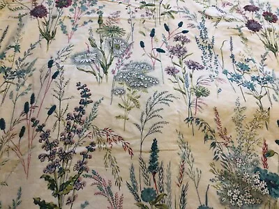 V & A Kingsize Duvet Cover Meadow Flowers 100%Cotton • £15