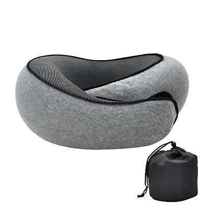 Travel Pillow Memory Foam Neck Support For Flight Comfortable Head Cushion Fit • $22.79