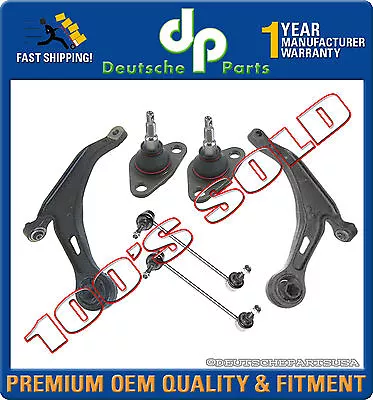 Volvo 960 S90 V90 Control Arm Arms Ball Joint Sway Bar Links Suspension Kit 6 • $202.39