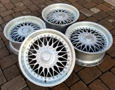 BMW E39 Style 5 BBS RC090 17x8 Et20 5x120 OEM Orig 2-Piece Wheels Rims + Caps #1 • $895