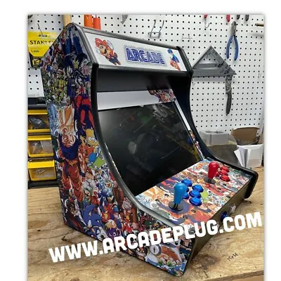 White Multicade Tabletop Bartop Arcade Cabinet Raspberry Pi 4 Build • $1049.99