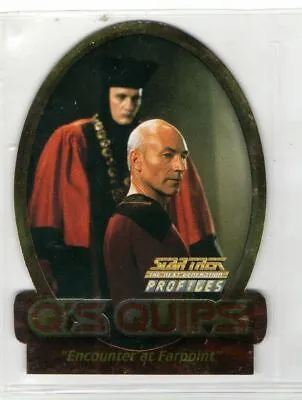 Star Trek: The Next Generation Profiles Q's Quips Q1 Encounter At Farpoint • $19.99