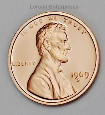 1969 S Lincoln Memorial Penny/Cent ✼PROOF✼ Uncirculated • $1.89