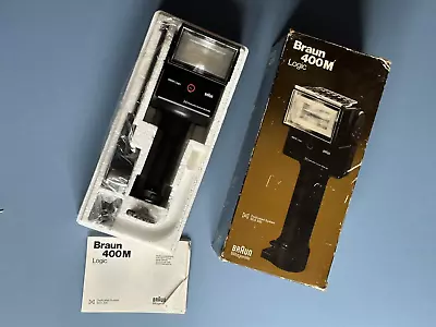 Vintage Braun 400M Logic Hammerhead Type Flash For Film Cameras • £35