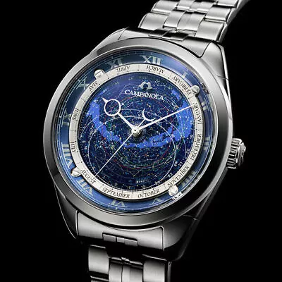 CITIZEN CAMPANOLA AO4010-51L Cosmosign Collection Watch Blue Dial 45mm Men's • $5192.32