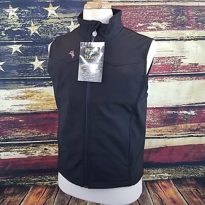 Wyoming Traders Mens Morgan Zip Up Fleece Lined Soft Shell Ranch Wear Vest • $49.95