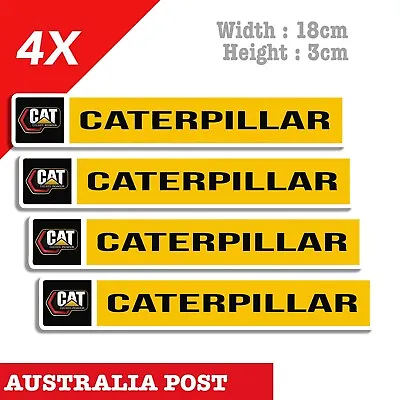 Caterpillar Power Diesel X4 Stickers • $7.80