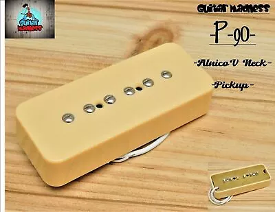 G.M. P-90 Soap Bar  Pickup Neck Cream Alnico 5 For Gibson Epiphone ® • $19.90