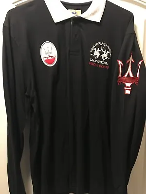 La Martina Maserati Long Sleeve Polo Shirt Size XXL • $55