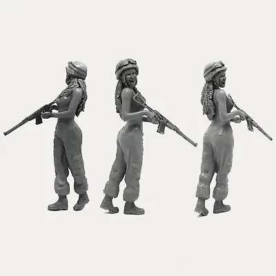 1/35 Female Militia Private Army Soldier Shooter Resin Model Kit Unassembled 1pc • $17.05