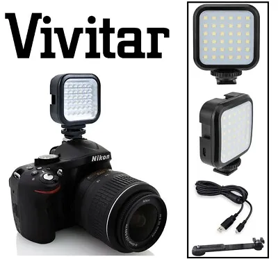 Rechargeable LED Light Set With Power Kit For Canon EOS M100 M200 • $24.95