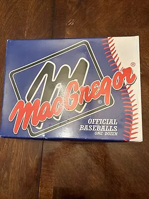Macgregor Official Little League Baseballs 76C 1 Dozen Box Wrapped Balls NEW ￼ • $54.99