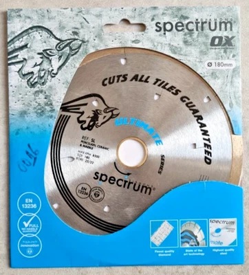 £15 • Buy Ox Spectrum 180mm Diamond Cutting Blade
