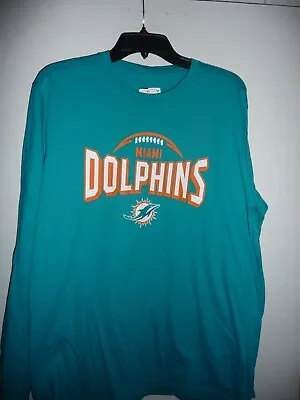 Nwt Nfl Miami Dolphins Long Sleeve Shirt Large & Ex Large • $28.99