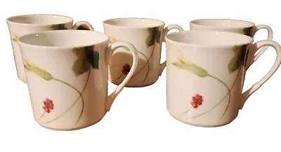 Mikasa Classic Calla Optima Coffee Tea  Cup Y4109 White Set Of 5 • $19.99