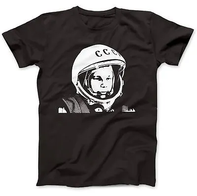 Yuri Gagarin Tribute Soviet Astronaut T-Shirt 100% Premium Cotton CCCP Vostok • £14.97