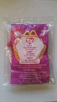 McDonalds ~ 1993 Teenie Beanie Babies ~ STRUT~ Factory Sealed Bag~FREE SHIPPING! • $6.99