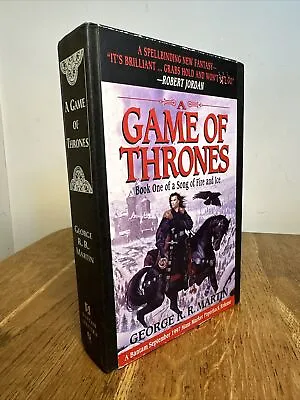 A Game Of Thrones By George R.R. Martin SIGNED 1996 US 1st/1st HB Bantam • £1595