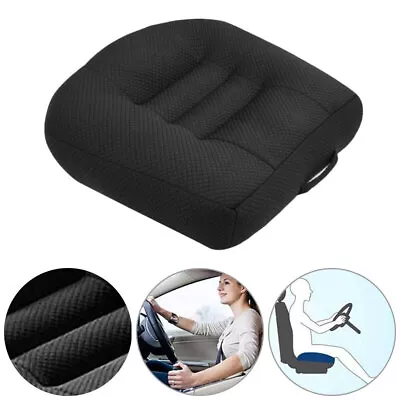 Car Seat Cushion Cotton Car Booster Seat Cushion Comfortable For Trucks Black UK • £18.79