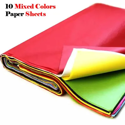 Mix Color Sheets Quality Tissuepaper Acid Free Biodegradable - 18gsm Thick Sheet • £3.49