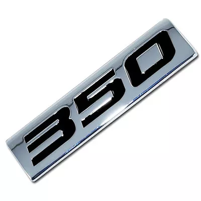 Chrome/black Metal 350 Engine Race Motor  Emblem Badge Lm1 Small Block Chevy • $8.40