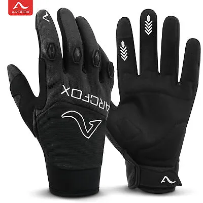 Motorbike Motorcycle Gloves Touchscreen Full Finger Protection Winter Summer • £9.99