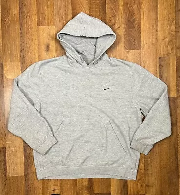 Vtg Nike Hoodie Sweatshirt Pullover Large Heather Gray  • $25