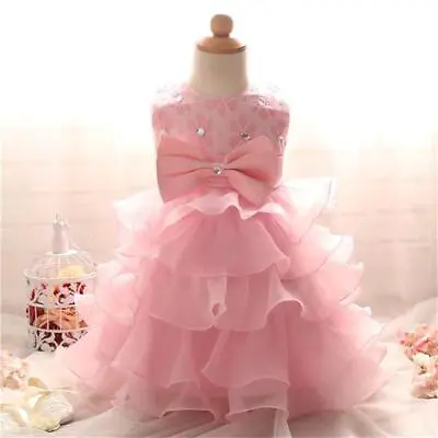 Vestidos De Fiesta Ropa De Niña Y Para Bodas Bautizos Niñas Elegantes Graduación • $14.99