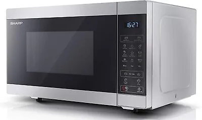 Sharp YC-MG252AU-S Digital Microwave Touch Control 900W 25L Grill & Defrost • £84.99
