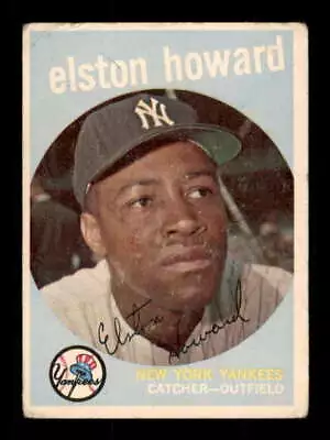 1959 Topps #395 Elston Howard FAIR Yankees UER 247674 • $3.70