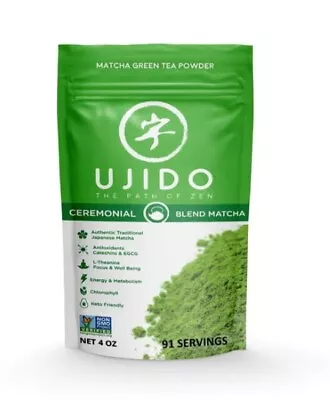 New Ujido Ceremonial Blend Matcha Green Tea Powder 4 Oz - Exp 2025 • $14.99