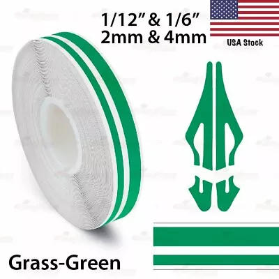 12mm 1/2  Roll PinStripe PinStriping Double Lines Trim Tape Vinyl Car STICKERS • $10.16