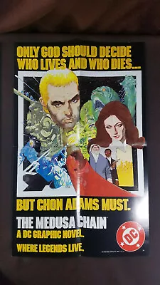 The Medusa Chain DC 1984 Comics Promo Poster  • $8.99