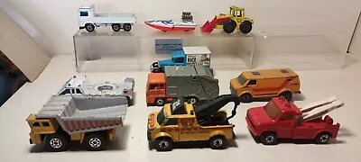 MATCHBOX LESNEY SUPERFAST COMMERCIAL LOT  C1970`s-80`s • £1